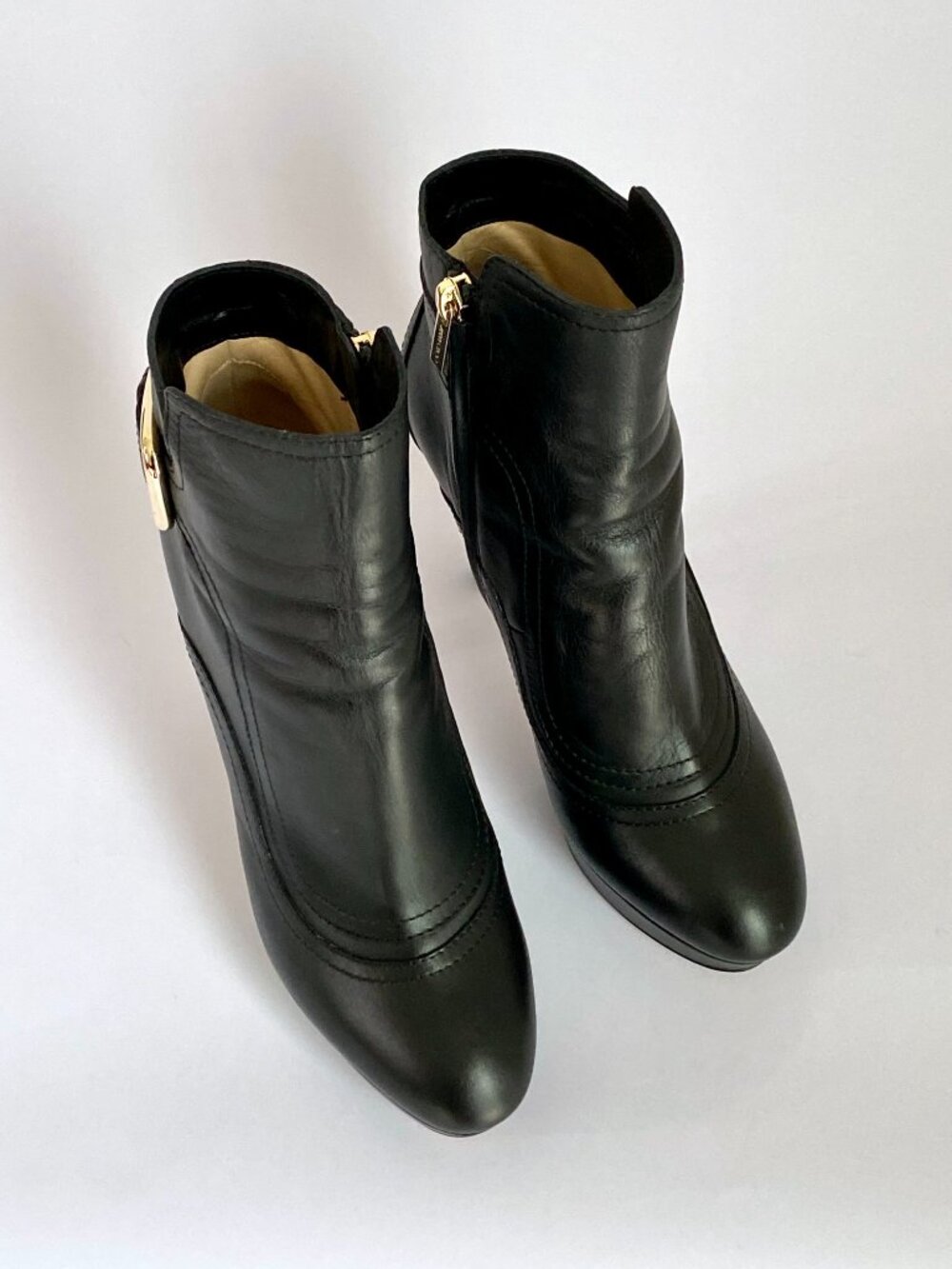Jimmy Choo Britney 115 Black Leather Platform Ankle Boot Size EU 38.5 / US 8 - Picture 8 of 13
